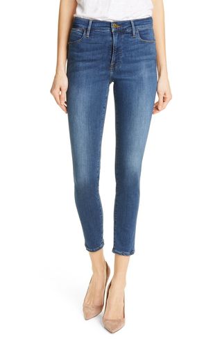 Frame + Le High Crop Skinny Jeans