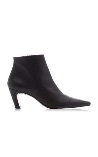Flattered + Xenia Leather Ankle Boots