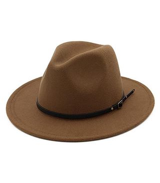 Lisianthus + Belt Buckle Fedora Hat