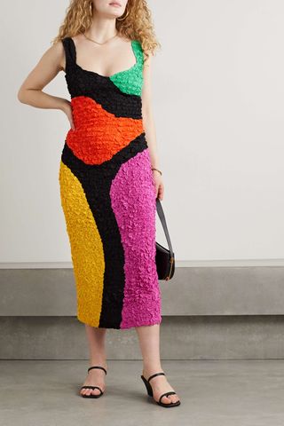 Mara Hoffman + Ramona Printed Tencel Modal-Cloqué Midi Dress