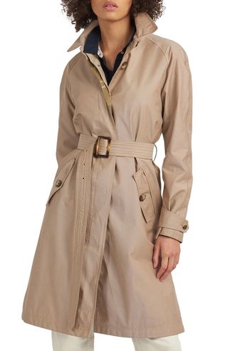 Barbour + Brunswick Belted Trench Raincoat