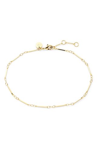 Brook and York + Amelia Bar Chain Anklet