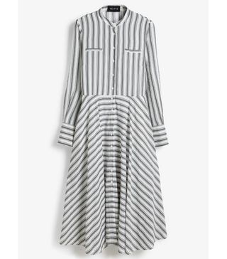Mix/Yaitte + Stripe Shirt Dress
