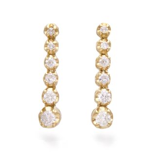 Stone and Strand + Noble Diamond Tennis Earrings