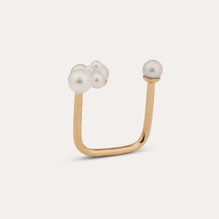 Completedworks + The Moon in Venice Gold Vermeil and Pearl Ring