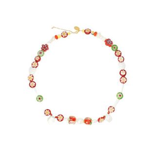 Immany + Tomato Salsa Freshwater Pearl Necklace