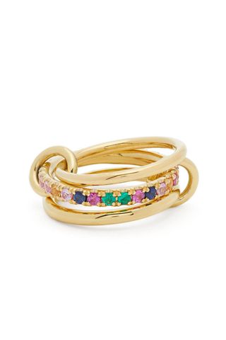 Spinelli Kilcollin + Petunia Sapphire, Emerald & 18kt Gold Ring
