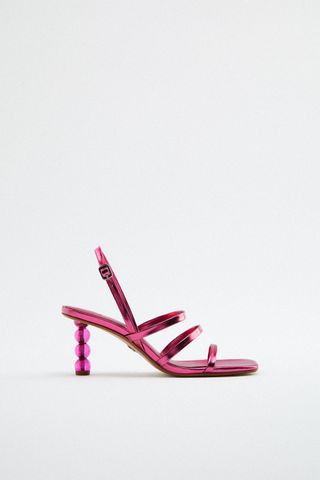 Zara + Round Heeled Sandals