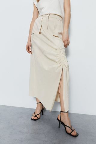 Warehouse + Premium Tailored Maxi Skirt