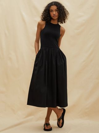 Albany + Plain Racer Jersey Vest Dress