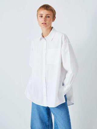 John Lewis + Plain Oversized Long Sleeve Shirt