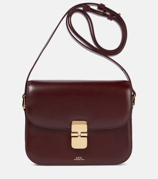 A.P.C + Grace Small Leather Shoulder Bag