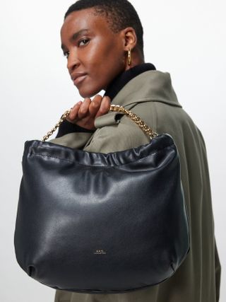 A.P.C. + Ninon Faux-Leather Shoulder Bag