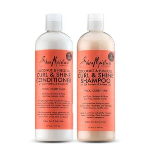 Shea Moisture + Coconut and Hibiscus Curl and Shine Combination Set