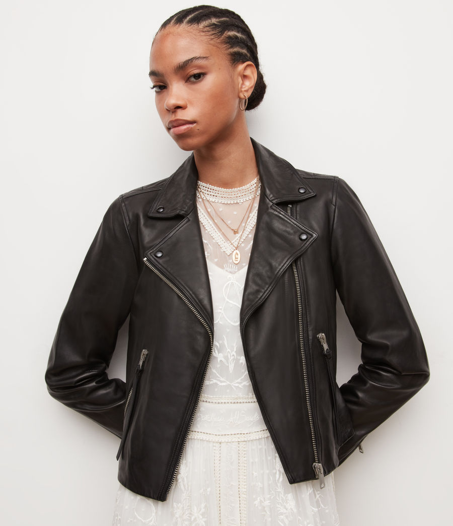 Allsaints + Dalby Leather Biker Jacket