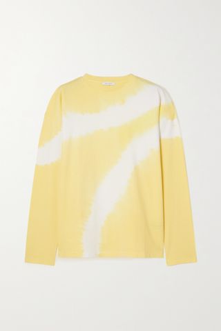 Ninety Percent + Oversized Tie-Dyed Organic Cotton-Jersey Top