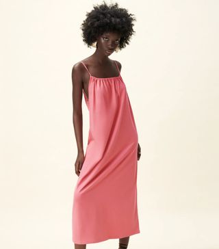 Zara + Strappy Midi Dress