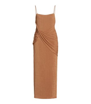 Significant Other + Evelyn Draped Jersey Midi Dress