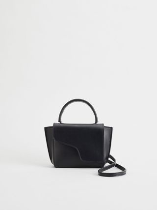 ATP Atelier + Montalcino Black Leather Mini Handbag