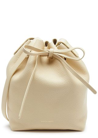 Mansur Gavriel + Soft Mini Leather Bucket Bag