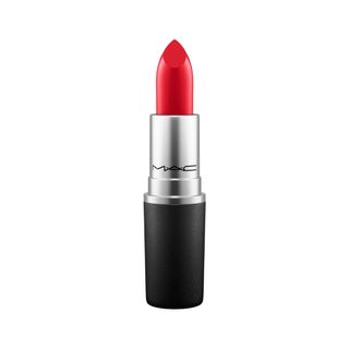 MAC + Satin Lipstick in MAC Red
