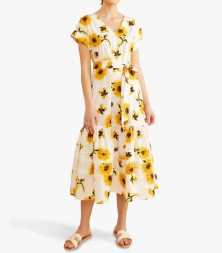 Albaray + Sunflower Pleat Detail Cotton Dress