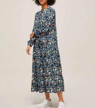 AND/OR + Abigail Crowded Daisy Maxi Dress