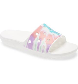 Crocs + Classic Camo Print Slide Sandals