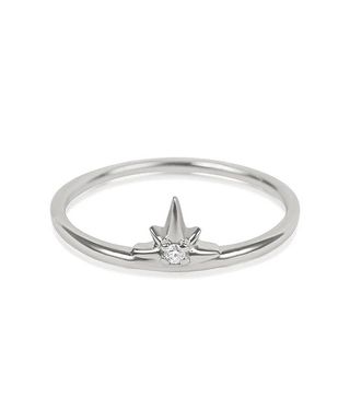 Edge of Ember + North Star Diamond Ring