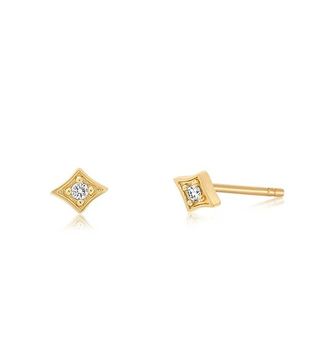Edge of Ember + Kite Diamond Stud Earrings
