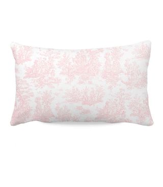 Decor 2 Ur Door + Shabby Chic Pink Toilenursery Throw Pillow Cover Toile