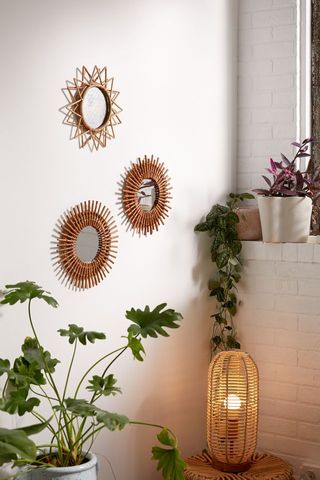 Urban Outfitters + Magical Thinking Woven Wall Mirror