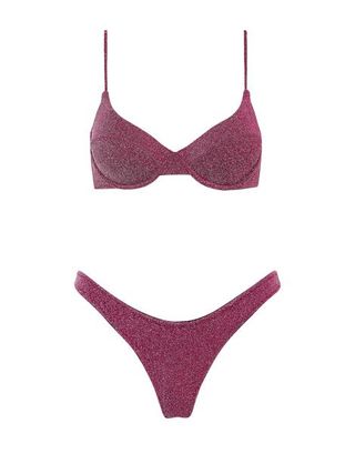 Triangl + Macia Bikini in Grape Sparkle