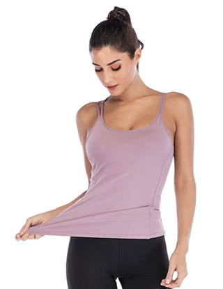 Running Girl + Strappy Back Activewear Compression Top
