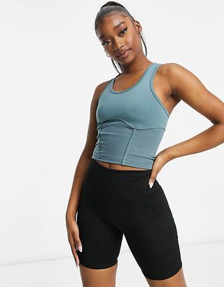 ASOS + 4505 Slim Fit Tank Top With Contouring