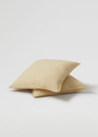 Mango + 100% Linen Cushion Case Set