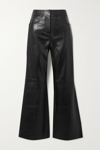 Stand Studio + Eudora Leather Flared Pants