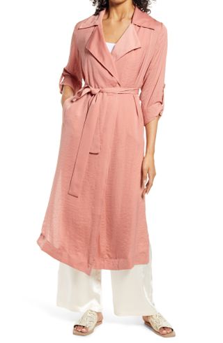 Halogen + Soft Trench Duster Jacket