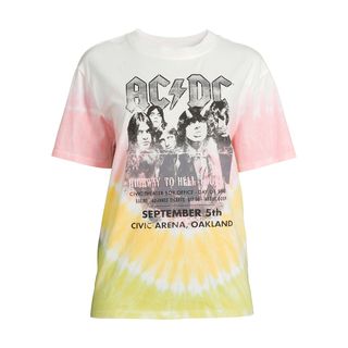 Scoop + AC/DC Poster Graphic Short Sleeve T-Shirt