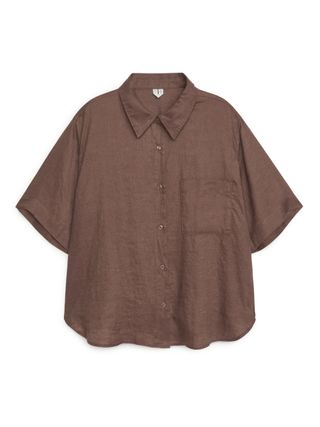 Arket + Short-Sleeved Linen Shirt