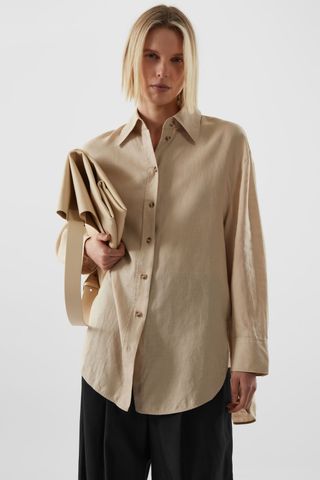 COS + Oversized Linen Shirt