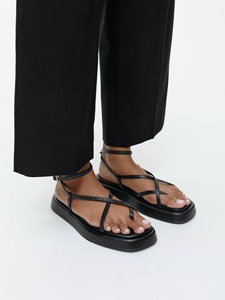 Arket + Leather Strap Sandals