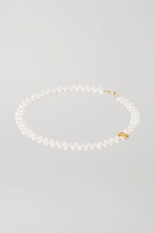 Alighieri + La Calliope Gold-Plated Pearl Necklace