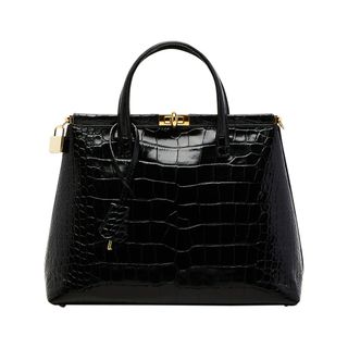 Mirta + Priscilla Top Handle Bag in Black