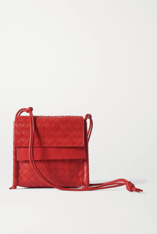 Bottega Veneta + Fold Intrecciato Shoulder Bag