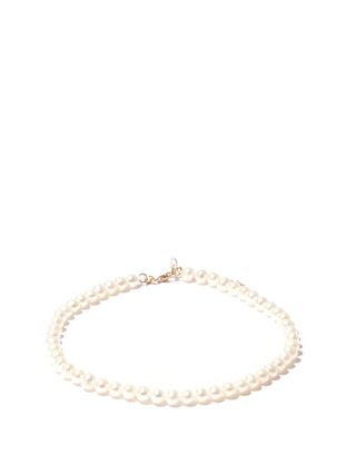 Mateo + Not Your Mother's Pearl & 14kt Gold Anklet