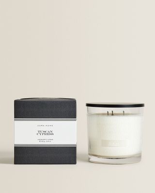 Zara Home + Tuscan Cypress Scented Candle