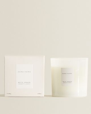 Zara Home + White Jasmine Scented Candle