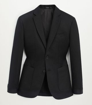 Mango + 100% Linen Slim Fit Blazer