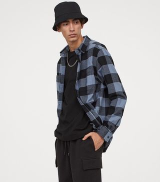 H&M + Cotton Flannel Shirt